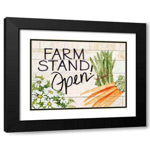 Life on the Farm Sign IV Black Modern Wood Framed Art Print with Double Matting by McKenna, Kathleen Parr