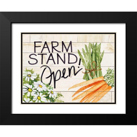 Life on the Farm Sign IV Black Modern Wood Framed Art Print with Double Matting by McKenna, Kathleen Parr