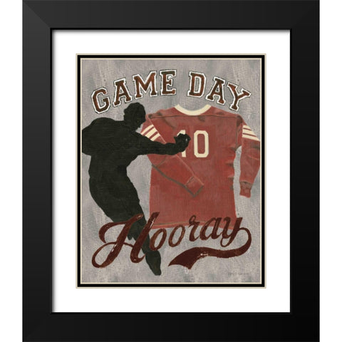 Game Day I Black Modern Wood Framed Art Print with Double Matting by Fabiano, Marco