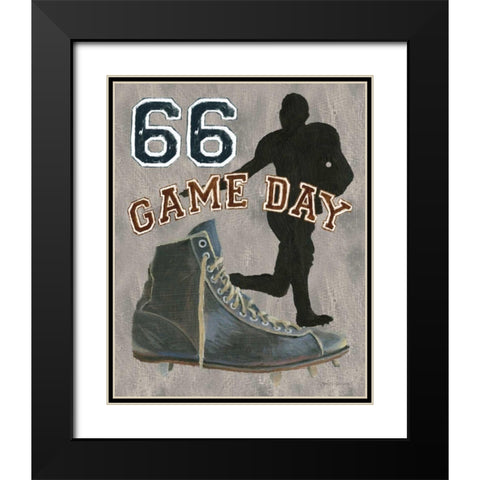 Game Day II Black Modern Wood Framed Art Print with Double Matting by Fabiano, Marco