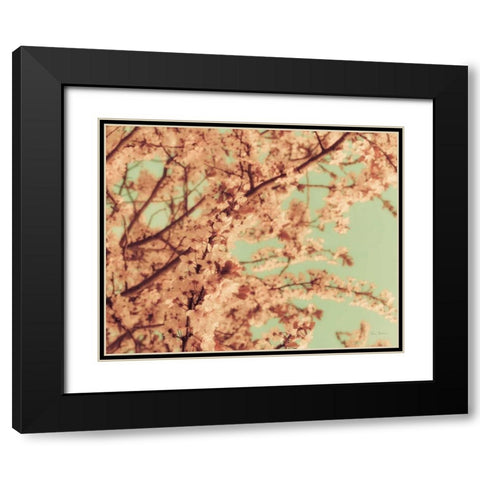 Kyoto Black Modern Wood Framed Art Print with Double Matting by Bevan, Keri