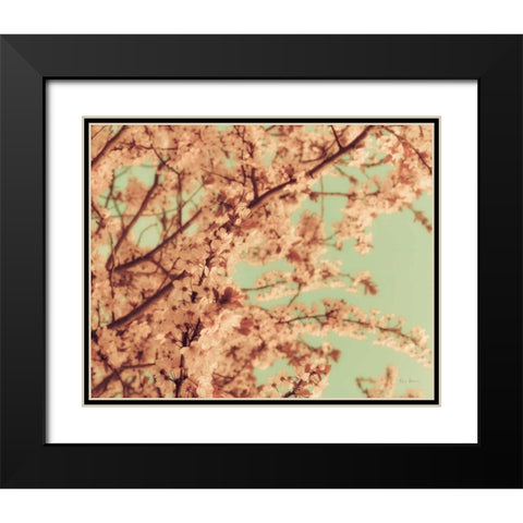Kyoto Black Modern Wood Framed Art Print with Double Matting by Bevan, Keri