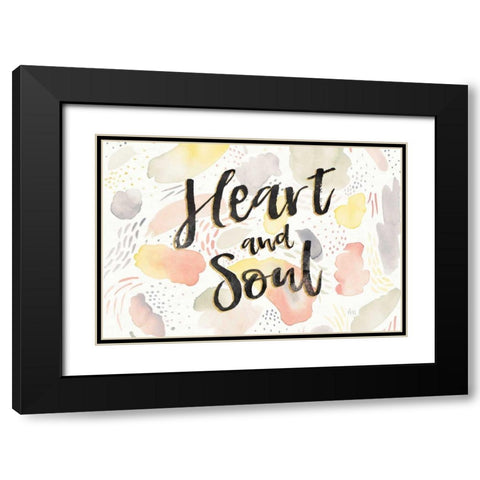 Meadow Breeze VII Black Modern Wood Framed Art Print with Double Matting by Marshall, Laura