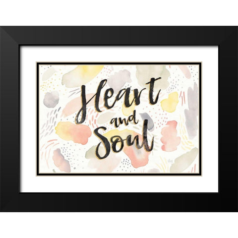 Meadow Breeze VII Black Modern Wood Framed Art Print with Double Matting by Marshall, Laura