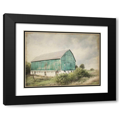 Late Summer Barn I Crop Vintage Black Modern Wood Framed Art Print with Double Matting by Urquhart, Elizabeth