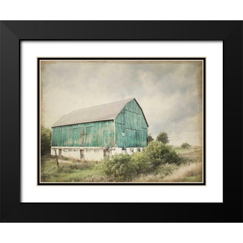 Late Summer Barn I Crop Vintage Black Modern Wood Framed Art Print with Double Matting by Urquhart, Elizabeth