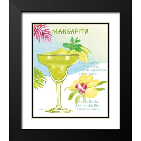 Tropical Getaway III Black Modern Wood Framed Art Print with Double Matting by Grove, Beth