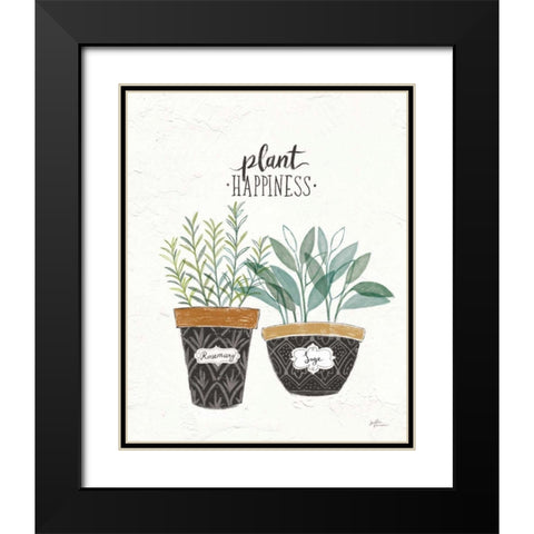 Fine Herbs IV Black Modern Wood Framed Art Print with Double Matting by Penner, Janelle