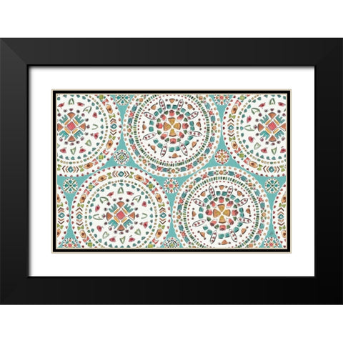 Desert Bloom XII Black Modern Wood Framed Art Print with Double Matting by Brissonnet, Daphne