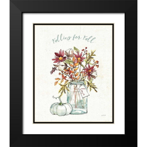 Festive Foliage II Black Modern Wood Framed Art Print with Double Matting by Tavoletti, Anne