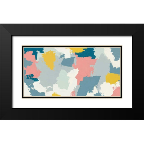 Happy III Black Modern Wood Framed Art Print with Double Matting by Hershey, Moira