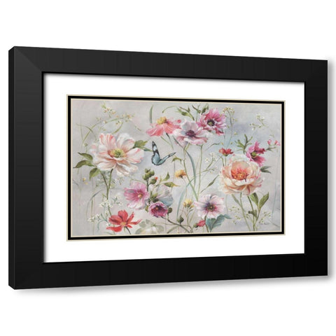 Antique Garden I Black Modern Wood Framed Art Print with Double Matting by Audit, Lisa