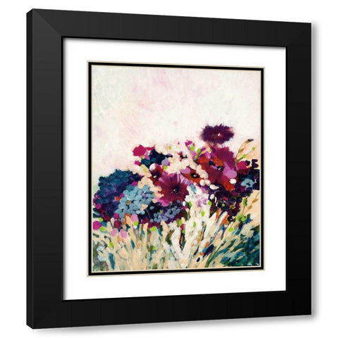 In Bloom Black Modern Wood Framed Art Print with Double Matting by Griggs, Jan
