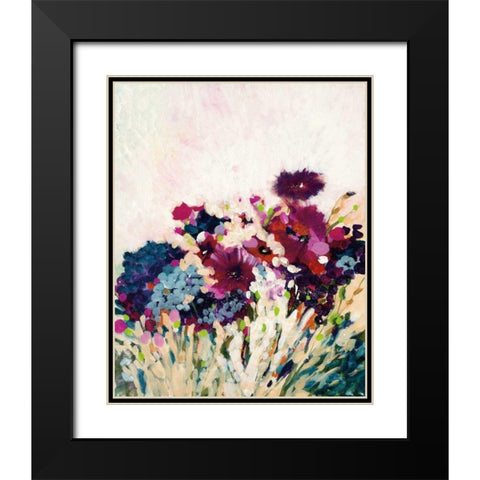 In Bloom Black Modern Wood Framed Art Print with Double Matting by Griggs, Jan