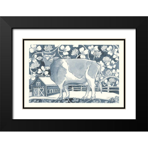 Farm Life II Black Modern Wood Framed Art Print with Double Matting by Thomas, Miranda
