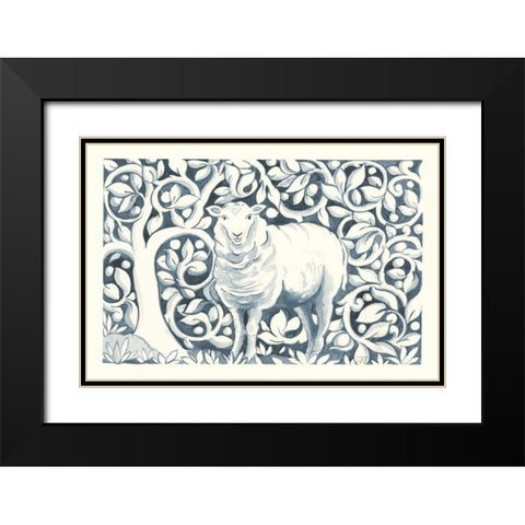 Farm Life V Black Modern Wood Framed Art Print with Double Matting by Thomas, Miranda