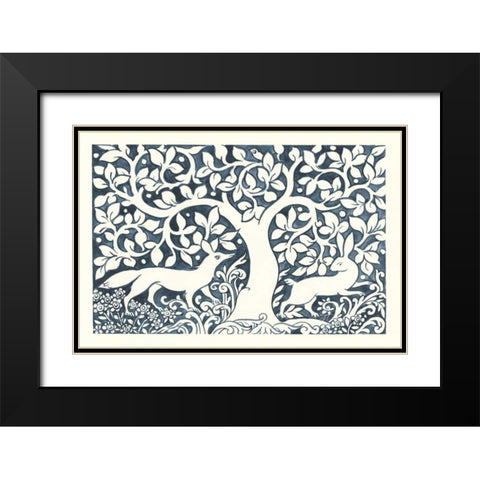 Forest Life III Black Modern Wood Framed Art Print with Double Matting by Thomas, Miranda