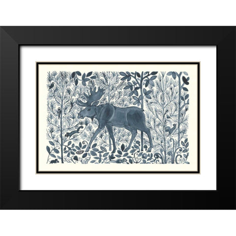 Forest Life VI Black Modern Wood Framed Art Print with Double Matting by Thomas, Miranda