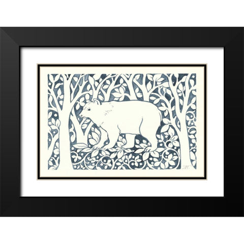 Forest Life VII Black Modern Wood Framed Art Print with Double Matting by Thomas, Miranda