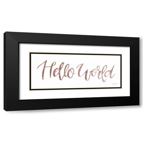 Sweet Baby Girl I Black Modern Wood Framed Art Print with Double Matting by Jackson, Jenaya