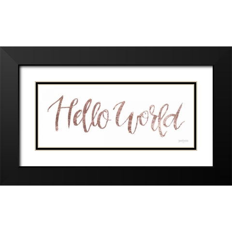 Sweet Baby Girl I Black Modern Wood Framed Art Print with Double Matting by Jackson, Jenaya