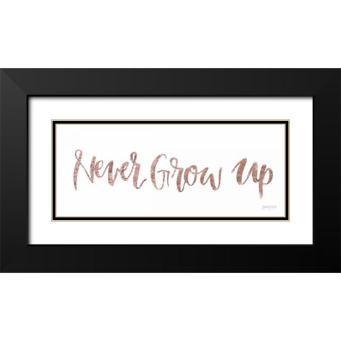 Sweet Baby Girl IV Black Modern Wood Framed Art Print with Double Matting by Jackson, Jenaya