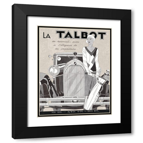 Road Tour II Black Modern Wood Framed Art Print with Double Matting by Schlabach, Sue