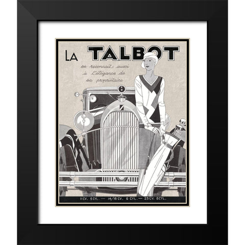 Road Tour II Black Modern Wood Framed Art Print with Double Matting by Schlabach, Sue