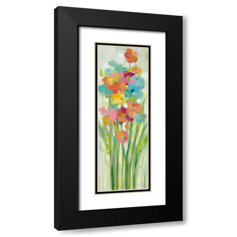 Long Stem Bouquet II Black Modern Wood Framed Art Print with Double Matting by Vassileva, Silvia
