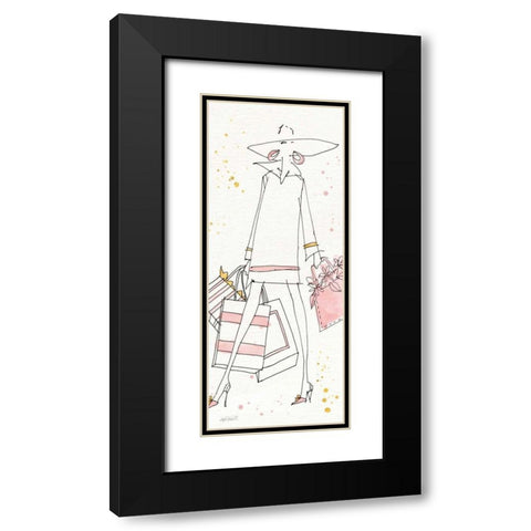 Fashion Feet VI Black Modern Wood Framed Art Print with Double Matting by Tavoletti, Anne