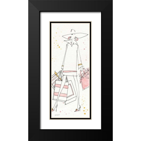 Fashion Feet VI Black Modern Wood Framed Art Print with Double Matting by Tavoletti, Anne