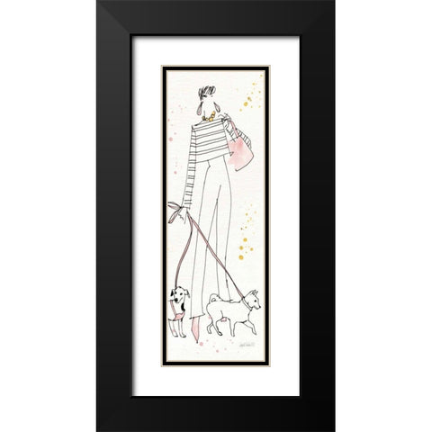 Fashion Feet VII Crop Black Modern Wood Framed Art Print with Double Matting by Tavoletti, Anne