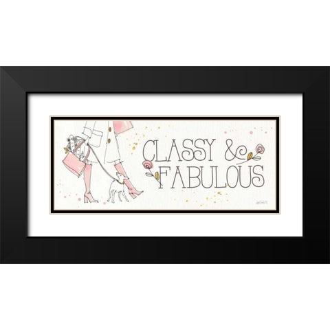 Fashion Feet IX Black Modern Wood Framed Art Print with Double Matting by Tavoletti, Anne