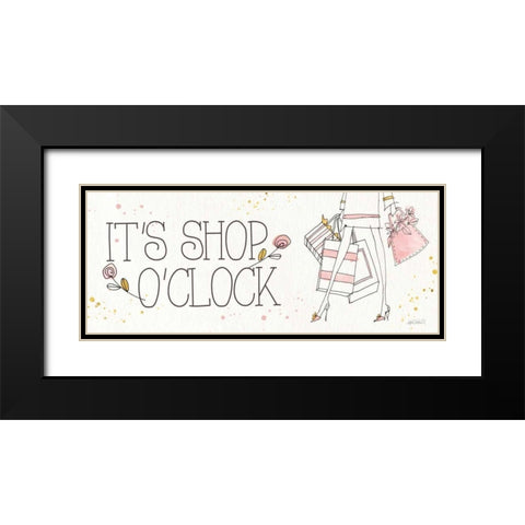 Fashion Feet X Black Modern Wood Framed Art Print with Double Matting by Tavoletti, Anne