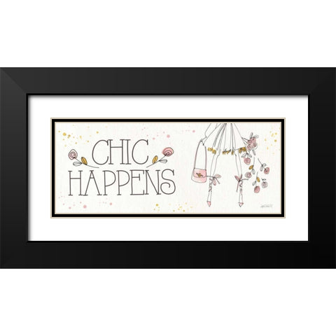 Fashion Feet XII Black Modern Wood Framed Art Print with Double Matting by Tavoletti, Anne