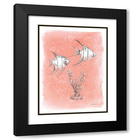 Coastal Sea Life III Black Modern Wood Framed Art Print with Double Matting by Grove, Beth