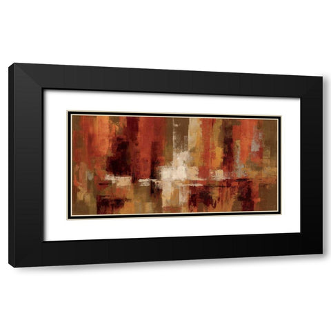 Castanets Black Modern Wood Framed Art Print with Double Matting by Vassileva, Silvia