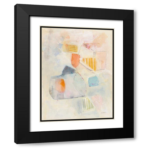 Let Them Eat Cake Black Modern Wood Framed Art Print with Double Matting by Schick, Mike