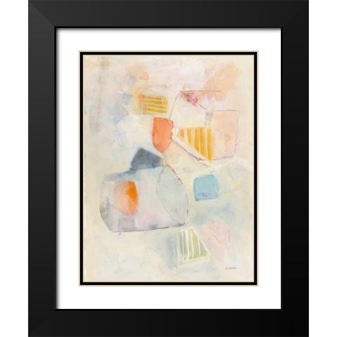 Let Them Eat Cake Black Modern Wood Framed Art Print with Double Matting by Schick, Mike