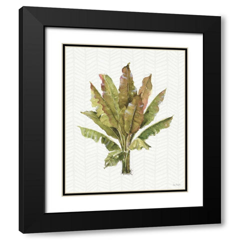 Mixed Greens IX Black Modern Wood Framed Art Print with Double Matting by Audit, Lisa