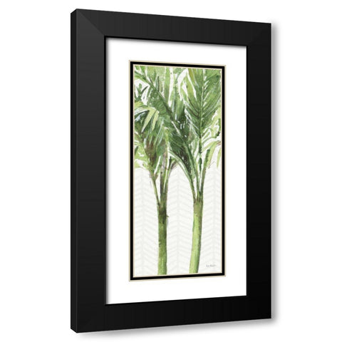Mixed Greens XI Black Modern Wood Framed Art Print with Double Matting by Audit, Lisa