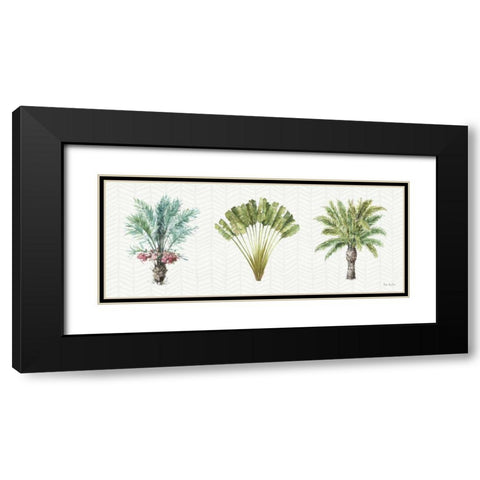 Mixed Greens XVI Black Modern Wood Framed Art Print with Double Matting by Audit, Lisa