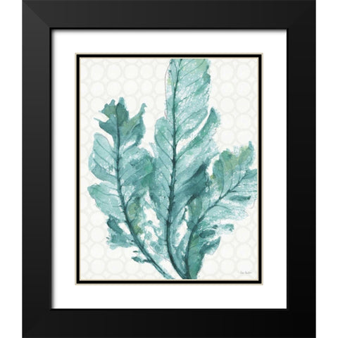 Mixed Greens XXVI Black Modern Wood Framed Art Print with Double Matting by Audit, Lisa