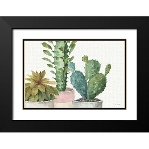 Mixed Greens XXXIII Black Modern Wood Framed Art Print with Double Matting by Audit, Lisa