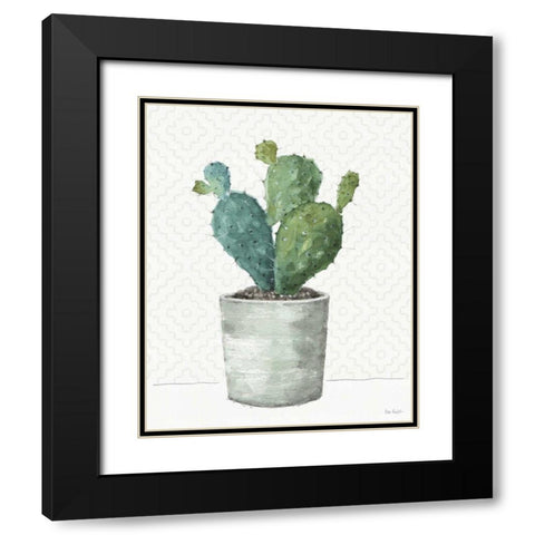Mixed Greens XLI Black Modern Wood Framed Art Print with Double Matting by Audit, Lisa