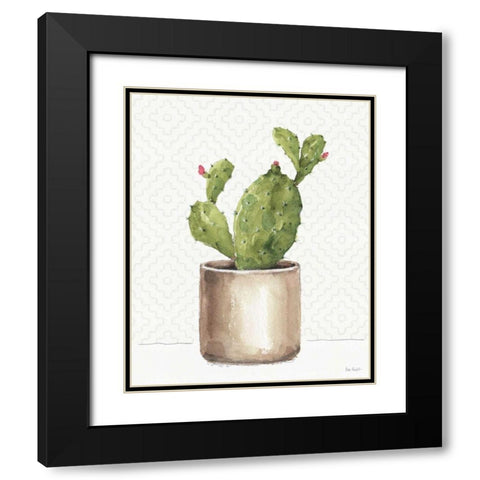 Mixed Greens XLII Black Modern Wood Framed Art Print with Double Matting by Audit, Lisa