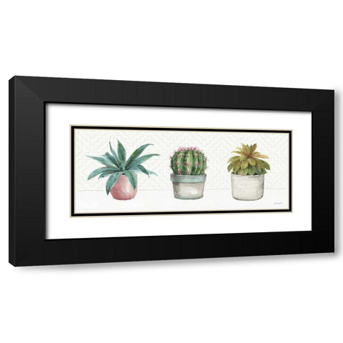 Mixed Greens XLVII Black Modern Wood Framed Art Print with Double Matting by Audit, Lisa
