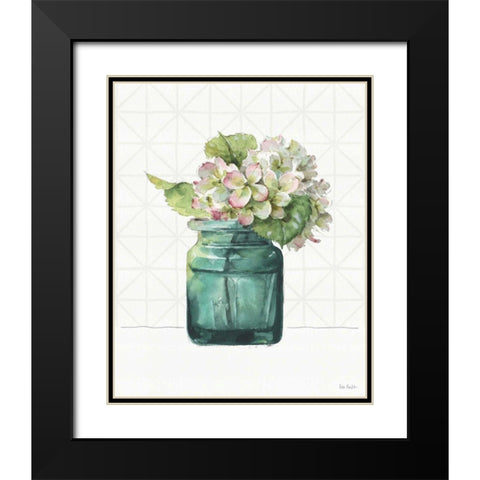 Mixed Greens LVII Black Modern Wood Framed Art Print with Double Matting by Audit, Lisa