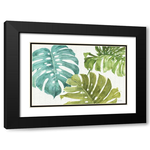 Mixed Greens LXX Black Modern Wood Framed Art Print with Double Matting by Audit, Lisa
