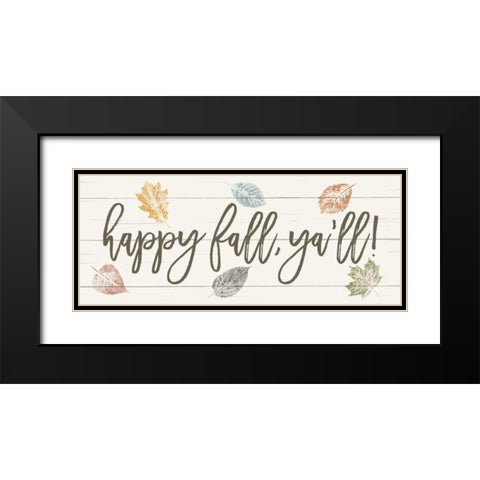 Harvest Sentiments Sign II Black Modern Wood Framed Art Print with Double Matting by Hershey, Moira